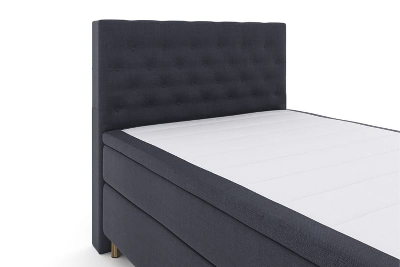 Kontinentalseng Choice No 5 160x200 Medium Lateks - Blå|Metallben - Møbler - Senger - Kontinentalsenger