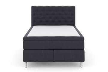 Kontinentalseng Choice No 5 160x200 Medium Lateks - Blå|Metallben - Møbler - Senger - Kontinentalsenger