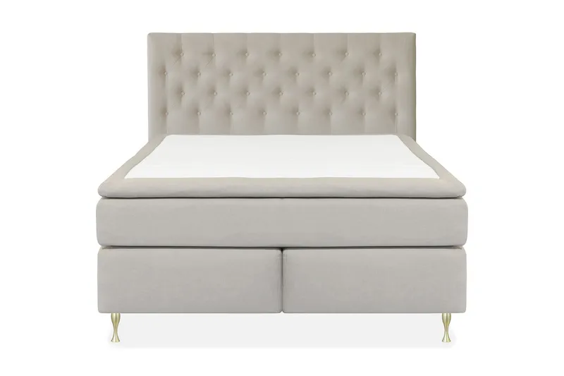 Kontinentalseng Choice No 5 210x210 Medium Lateks - Beige|Gullben - Møbler - Senger - Kontinentalsenger