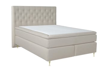 Kontinentalseng Choice No 5 210x210 Medium Watergel - Beige|Gullben - Møbler - Senger - Kontinentalsenger