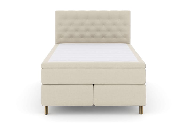 Kontinentalseng Choice No 6 140x200 Fast Lateks/Memory - Beige|Kobberben - Møbler - Senger - Kontinentalsenger