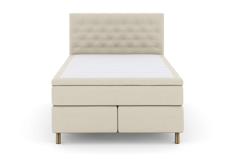 Kontinentalseng Choice No 6 140x200 Fast Lateks/Memory - Beige|Kobberben - Kontinentalsenger