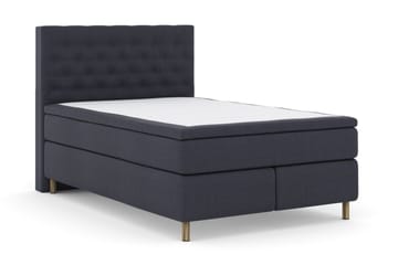 Kontinentalseng Choice No 6 140x200 Fast Lateks/Memory - Blå|Metallben - Møbler - Senger - Kontinentalsenger