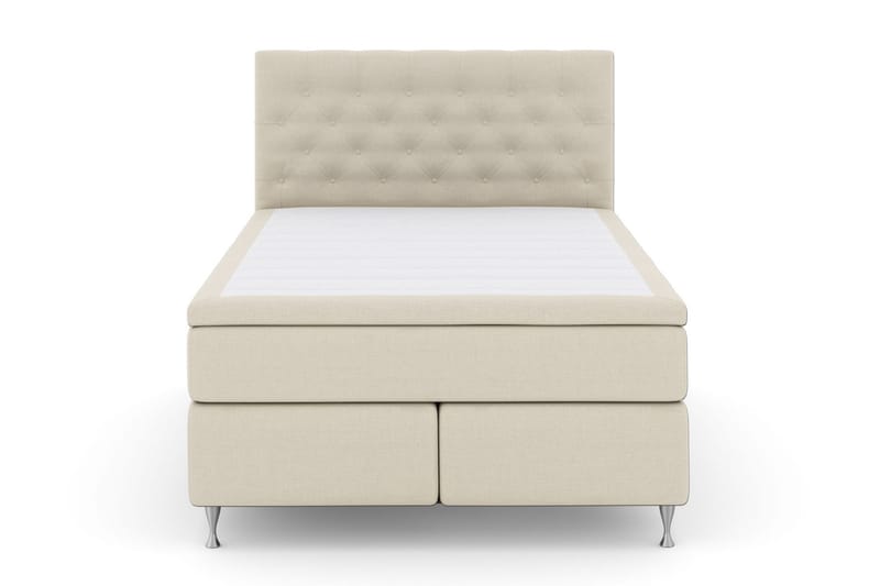 Kontinentalseng Choice No 6 140x200 Fast Watergel - Beige|Sølvben - Møbler - Senger - Kontinentalsenger