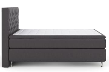 Kontinentalseng Choice No 6 140x200 Medium Lateks/Memory - Mørkegrå|Sølvben - Møbler - Senger - Kontinentalsenger