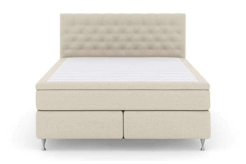 Kontinentalseng Choice No 6 180x200 F/M Memory/Pocket - Beige|Sølvben - Møbler - Senger - Kontinentalsenger