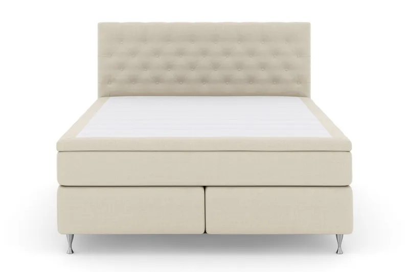 Kontinentalseng Choice No 6 180x200 Medium Watergel - Beige|Sølvben - Møbler - Senger - Kontinentalsenger