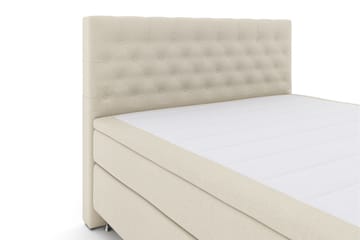 Kontinentalseng Choice No 6 210x210 Fast/Medium Lateks/Memor - Beige|Sølvben - Møbler - Senger - Kontinentalsenger