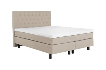 Kontinentalseng IdoIva 160x200 Linoso - Beige - Møbler - Senger - Kontinentalsenger