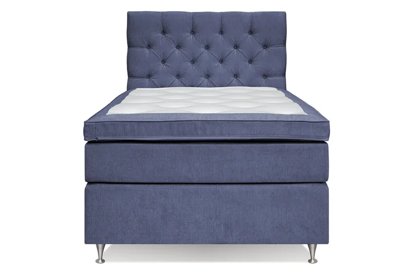 Kontinentalseng Joluma Medium - 120x200 cm Mørkeblå (+Flere valg) - Møbler - Senger - Enkeltsenger