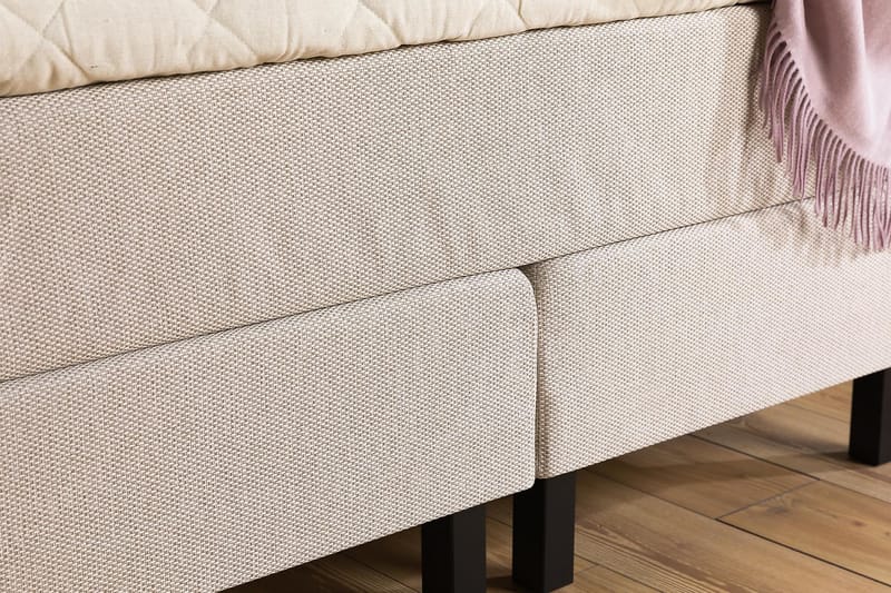 Kontinentalseng Juliett 140x200 - Beige - Kontinentalsenger - Komplett sengepakke