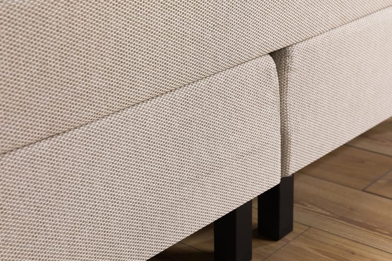 Kontinentalseng Juliett 180x200 - Beige - Kontinentalsenger - Dobbeltsenger - Komplett sengepakke