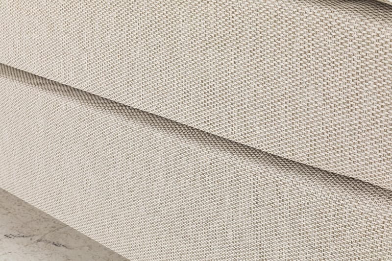 Kontinentalseng Juliett 180x200 - Beige - Kontinentalsenger - Dobbeltsenger - Komplett sengepakke