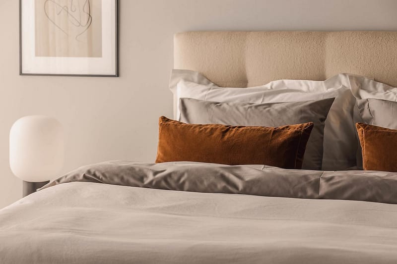 Kontinentalseng Kakichi 160x200 cm - Beige - Møbler - Senger - Kontinentalsenger