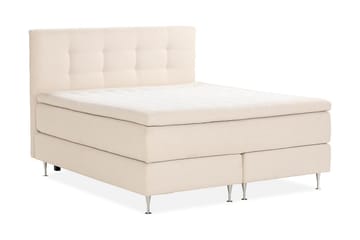 Kontinentalseng Kakichi Boucle 160x200 - Lysebeige - Møbler - Senger - Kontinentalsenger