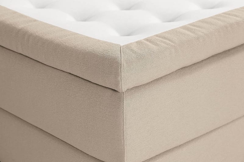 Kontinentalseng Kakichi Boucle 180x200 - Beige - Kontinentalsenger - Komplett sengepakke