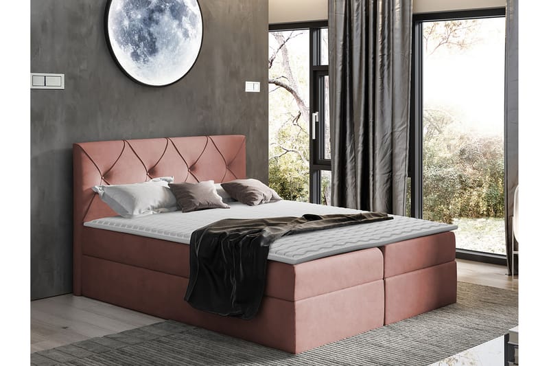 Kontinentalseng Lavesta 200x200 cm - Møbler - Senger - Kontinentalsenger