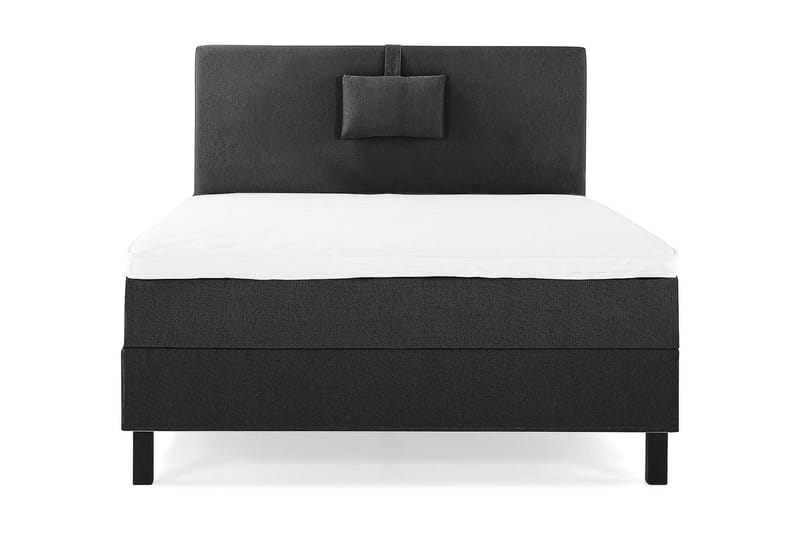 Kontinentalseng Lucky 120x200 Skum, Svart|Grå