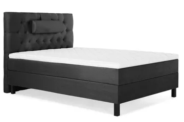 Kontinentalseng Lucky 120x200 Skum - Svart|Grå - Møbler - Senger - Enkeltsenger