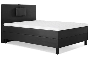 Kontinentalseng Lucky 120x200 Skum - Svart|Grå - Møbler - Senger - Enkeltsenger