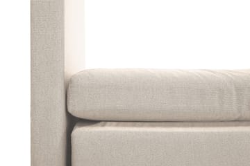 Kontinentalseng Lucky 120x200 Polyeter - Beige - Møbler - Senger - Enkeltsenger