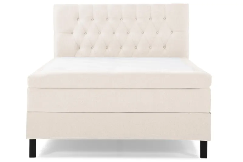 Kontinentalseng Lucky 120x200 Polyeter - Beige - Møbler - Senger - Enkeltsenger
