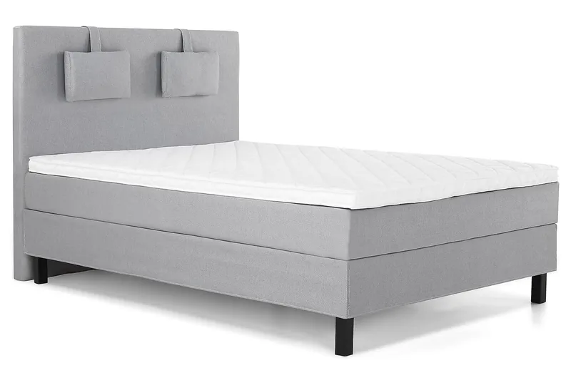Kontinentalseng Lucky 140x200 cm Skum - Mellangrå - Møbler - Senger - Kontinentalsenger