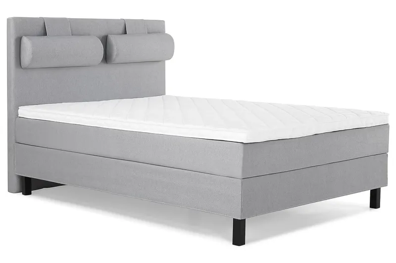 Kontinentalseng Lucky 140x200 cm Skum - Mellangrå - Møbler - Senger - Kontinentalsenger