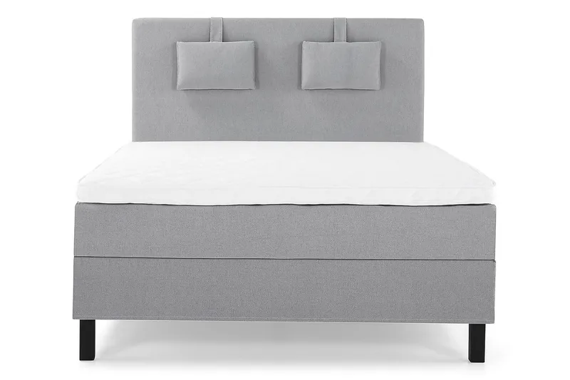 Kontinentalseng Lucky 140x200 cm Skum - Mellangrå - Møbler - Senger - Kontinentalsenger