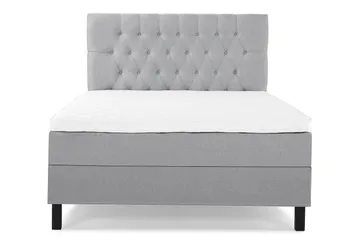 Kontinentalseng Lucky 140x200 cm Skum - Mellangrå - Møbler - Senger - Kontinentalsenger