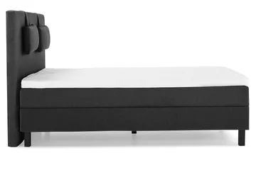 Kontinentalseng Lucky 140x200 Skum - Svart|Grå - Møbler - Senger - Kontinentalsenger