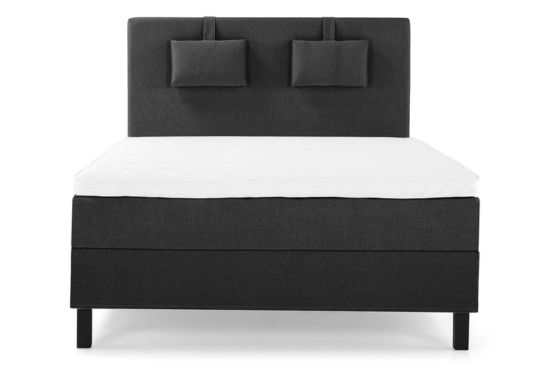 Kontinentalseng Lucky 140x200 Skum - Svart|Grå - Møbler - Senger - Kontinentalsenger