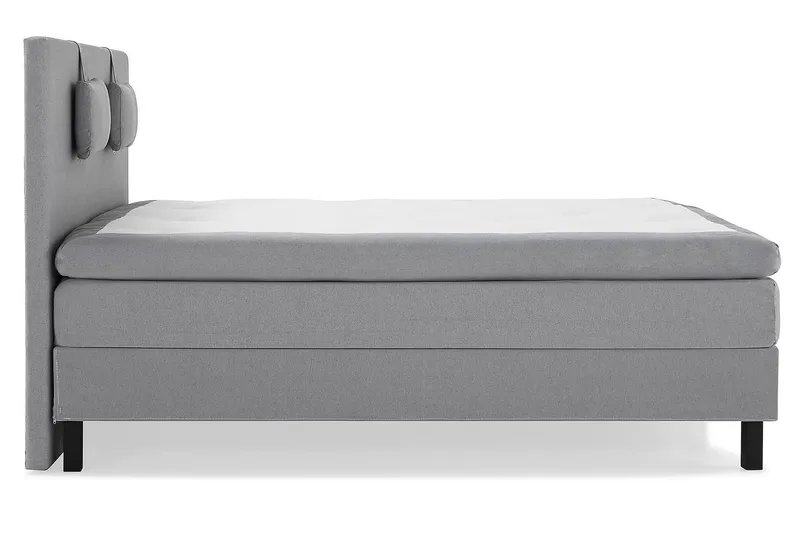 Kontinentalseng Lucky 150x200 Polyeter - Mellangrå - Møbler - Senger - Kontinentalsenger