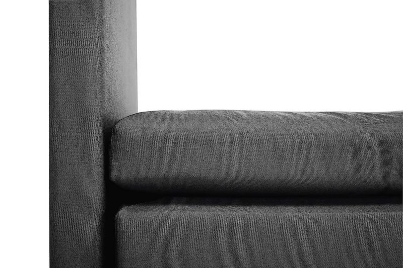 Kontinentalseng Lucky 160x200 Memory - Svart|Grå - Møbler - Senger - Kontinentalsenger