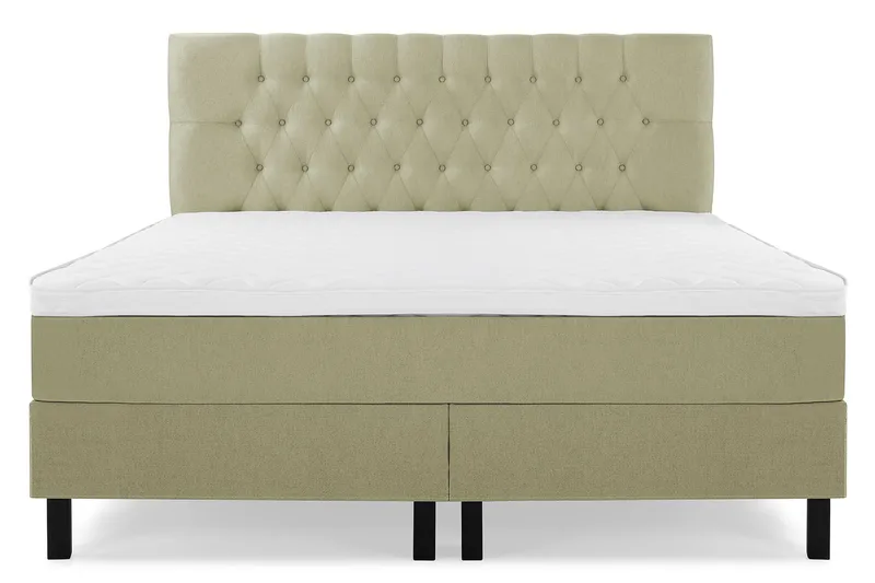 Kontinentalseng Lucky 160x200 Skum, Grønn