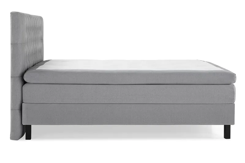 Kontinentalseng Lucky 160x200 Polyeter - Mellangrå - Møbler - Senger - Kontinentalsenger