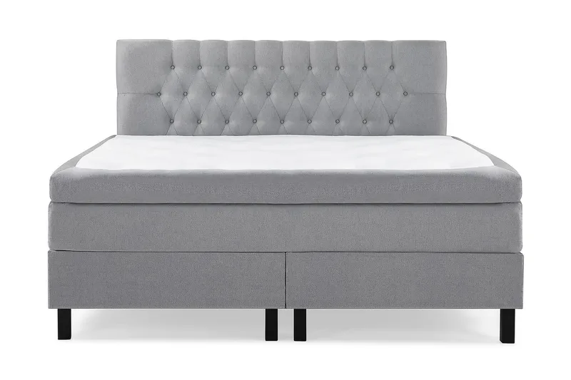 Kontinentalseng Lucky 160x200 Polyeter, Mellangrå