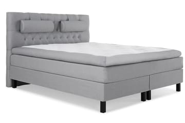 Kontinentalseng Lucky 160x200 Polyeter - Mellangrå - Møbler - Senger - Kontinentalsenger