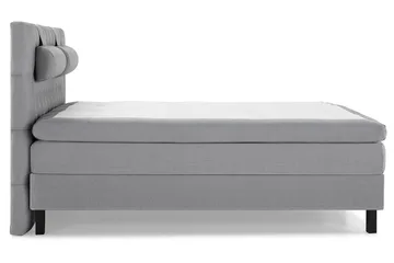 Kontinentalseng Lucky 160x200 Polyeter - Mellangrå - Møbler - Senger - Kontinentalsenger