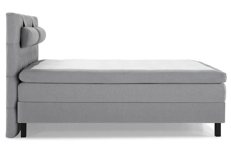 Kontinentalseng Lucky 160x200 Polyeter - Mellangrå - Møbler - Senger - Kontinentalsenger