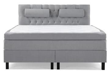 Kontinentalseng Lucky 160x200 Polyeter - Mellangrå - Møbler - Senger - Kontinentalsenger