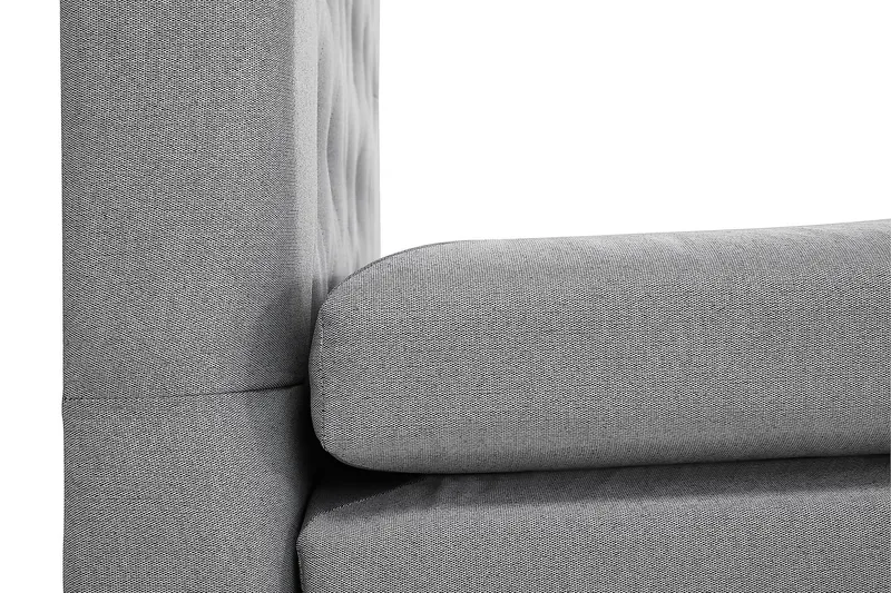 Kontinentalseng Lucky 160x200 Polyeter - Mellangrå - Møbler - Senger - Kontinentalsenger