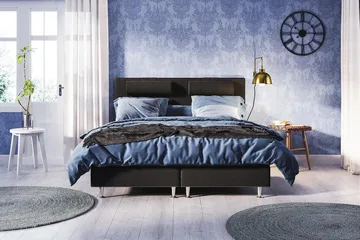 Kontinentalseng Meja 180x200 Svart - Svart - Møbler - Senger - Kontinentalsenger