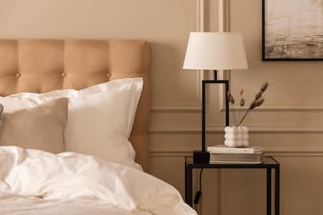 Kontinentalseng Nayaka 150x200 Memorymadrass - Beige - Møbler - Senger - Kontinentalsenger