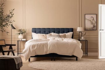 Kontinentalseng Nayaka 150x200 Memorymadrass - Blå - Møbler - Senger - Kontinentalsenger