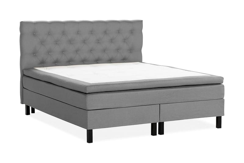 Kontinentalseng Nayaka 150x200 Memorymadrass - Grå - Møbler - Senger - Kontinentalsenger