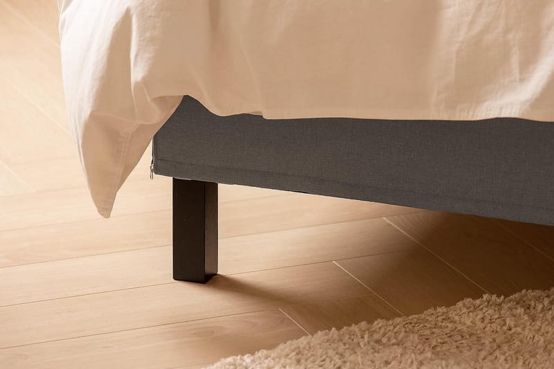 Kontinentalseng Nayaka 150x200 Memorymadrass - Grå - Møbler - Senger - Kontinentalsenger