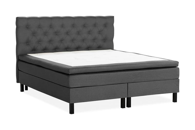 Kontinentalseng Nayaka 150x200 Memorymadrass - Mørkegrå - Møbler - Senger - Kontinentalsenger