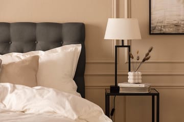 Kontinentalseng Nayaka 150x200 Memorymadrass - Mørkegrå - Møbler - Senger - Kontinentalsenger