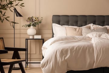 Kontinentalseng Nayaka 150x200 Memorymadrass - Mørkegrå - Møbler - Senger - Kontinentalsenger